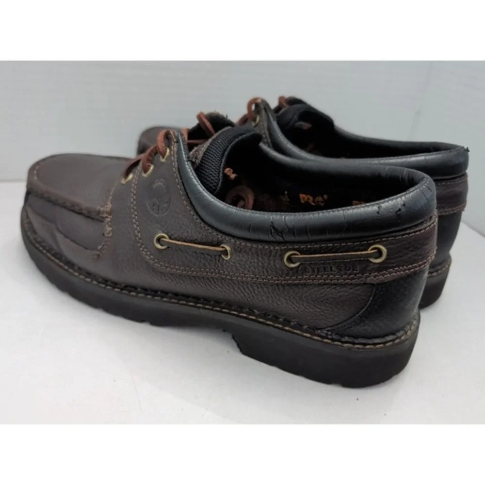 Timberland ASTM F2413-05 ANSI Z41‎ PT99 Men Size 9.5M Steel Moc Toe Oxford Shoes